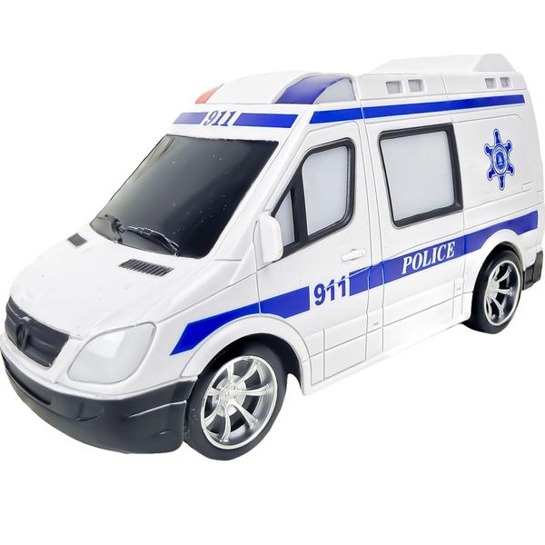 Imagem de Carrinho City Resgate Ambulancia Policia Bombeiro De Controle Remoto Brinquedo Infantil - Zoop Toys