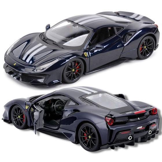 Carrinho Coleção Miniatura Ferrari 18 Cm 1:24 Burago Abre Porta AZ Imagem de Carrinho Coleção Miniatura Ferrari 18 Cm 1:24 Burago Abre Porta AZ