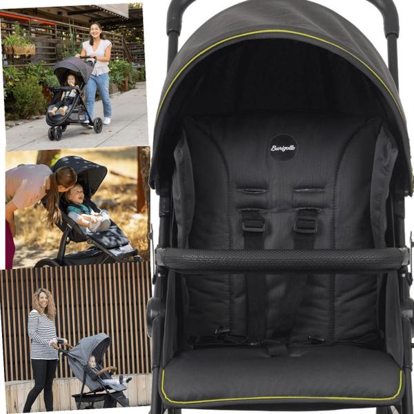 Imagem de Carrinho com Bebe Conforto Base ISOFIX Burigotto CR3 Gray Neon