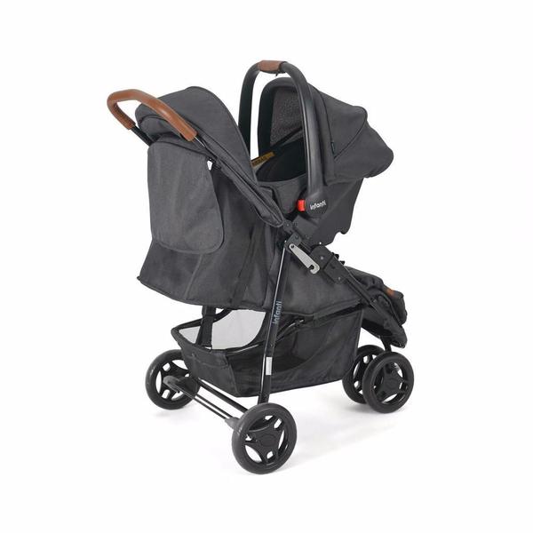 Imagem de Carrinho com Bebê Conforto Travel System Breeze Duo Infanti Preto