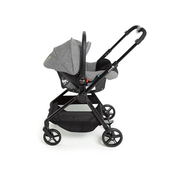 Imagem de Carrinho com Bebê Conforto Travel System Magnific Trio Grey Denin - Safety 1st