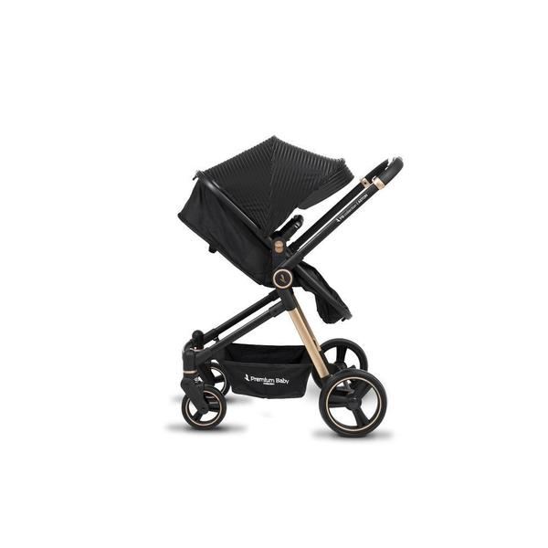 Imagem de Carrinho com Bebê Conforto TS Aston com Base Gold/Black Premium Baby