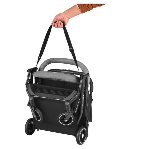 Imagem de Carrinho Compacto 0-15 Kg Oppa Litet Preto E Cinza Bb465