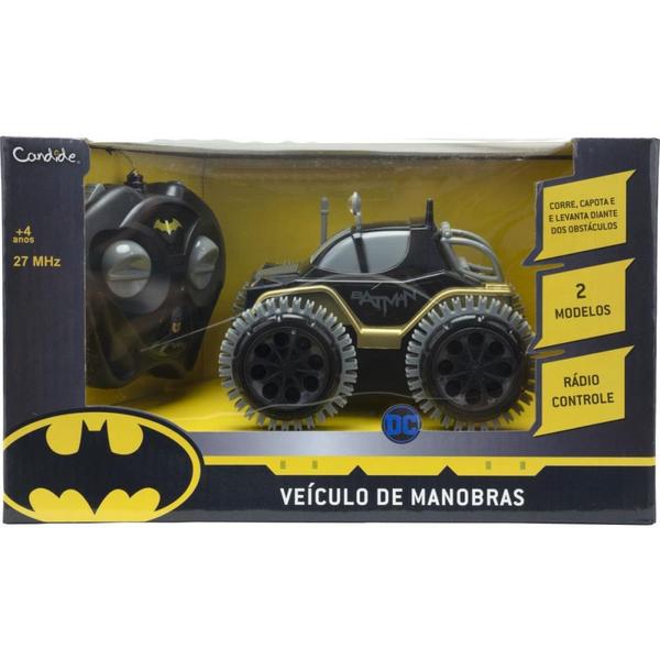 Imagem de Carrinho Controle Remoto Batman Veiculo de Manobras 3F.