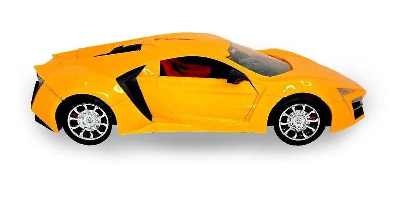 Imagem de Carrinho Controle Remoto Brinquedo Lamborghini Amarelo