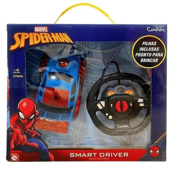 Imagem de Carrinho Controle Remoto Homem Aranha Smart Driver Candide