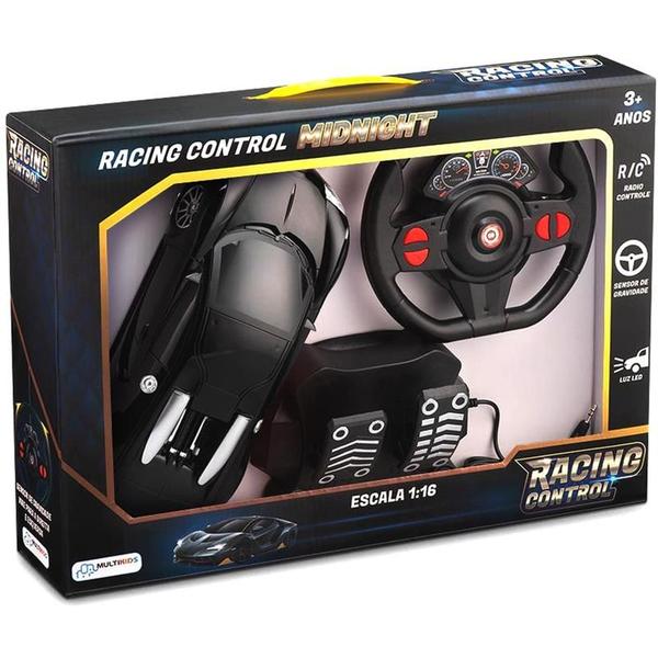 Imagem de Carrinho controle remoto racing control midnight preto multikids