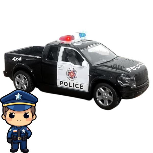 Imagem de Carrinho Controle Remoto Total Camioneta Da Policia 22cm