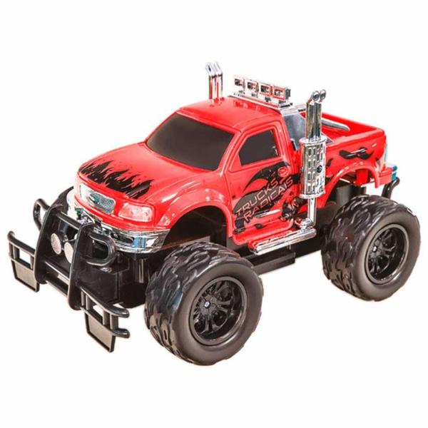 Carrinho Controle Remoto Trucks Radicais Vermelho-Unik Toys Imagem de Carrinho Controle Remoto Trucks Radicais Vermelho-Unik Toys