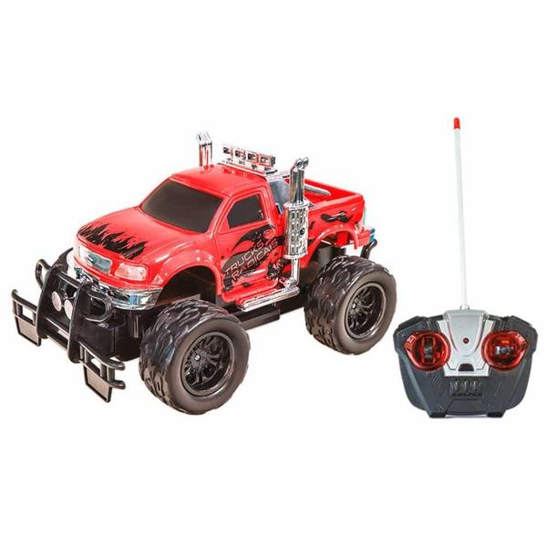 Carrinho Controle Remoto Trucks Radicais Vermelho-Unik Toys Imagem de Carrinho Controle Remoto Trucks Radicais Vermelho-Unik Toys