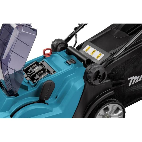 Imagem de Carrinho Cortador de Grama Sem Fio 36V DLM382PT2 127V Makita