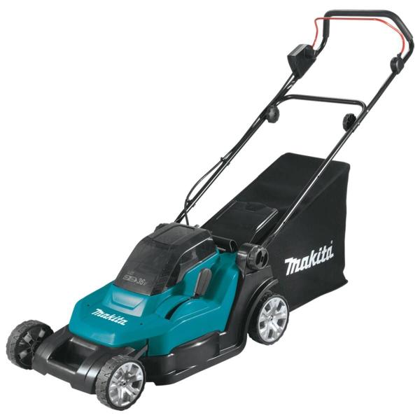 Imagem de Carrinho Cortador de Grama Sem Fio 36V DLM432PT2 220V Makita