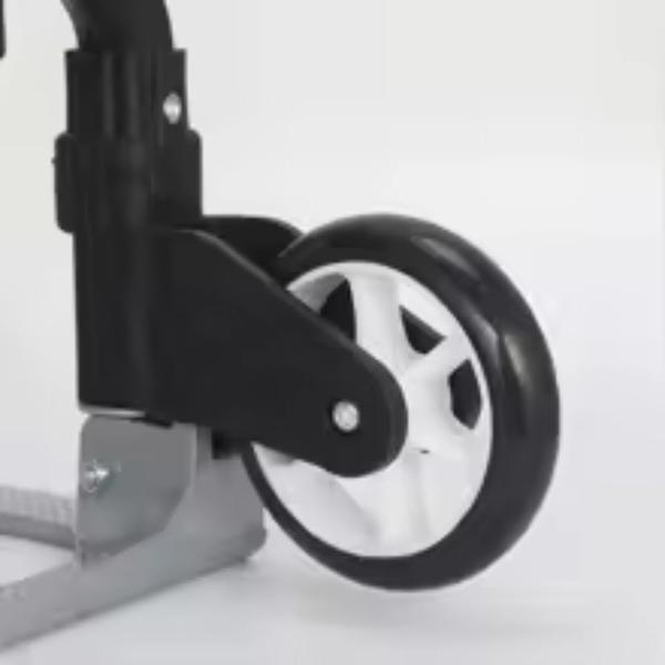 Imagem de Carrinho de Alumínio Dobrável para Carga 80kg Compacto Resistente e Prático para Viagens Compras e Trabalho Globalmix