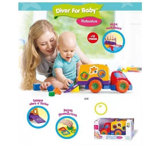 Imagem de Carrinho De Atividades Educativo Robustus Baby Divertoys