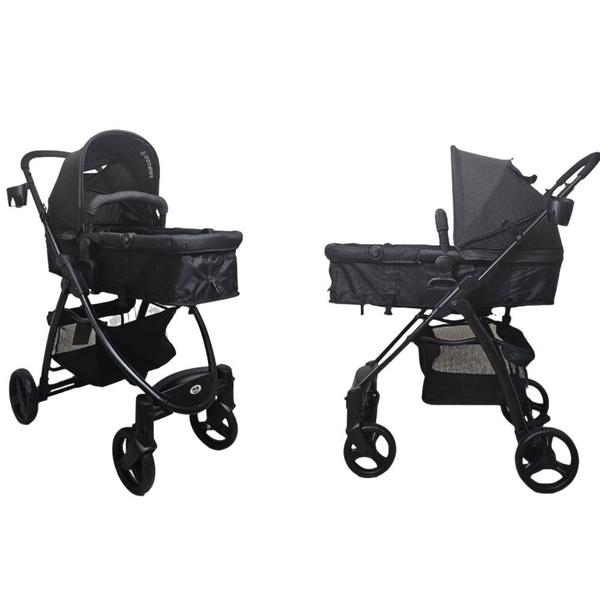 Imagem de Carrinho de bebe 3 em 1 jupiter preto - passear baby