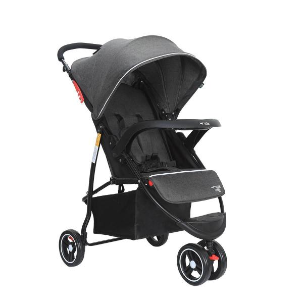 Imagem de Carrinho De Bebê 3 Rodas Passeio 4Ride 15Kgs Maxi Baby Cinza