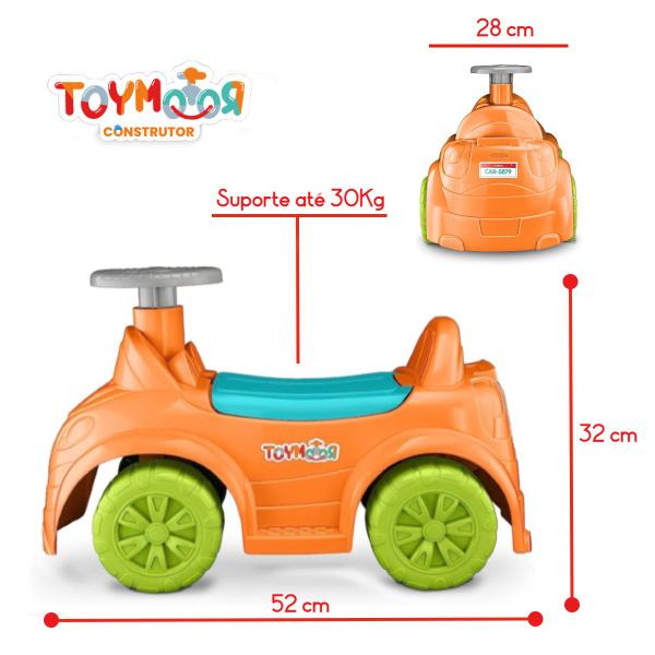 Imagem de Carrinho De Bebê Andador Triciclo Motoca Empurrar ToyMotor