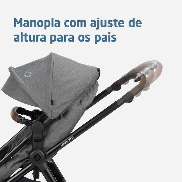 Imagem de Carrinho de Bebê Anna³ Grey Bebê Conforto e Base Maxi Cosi