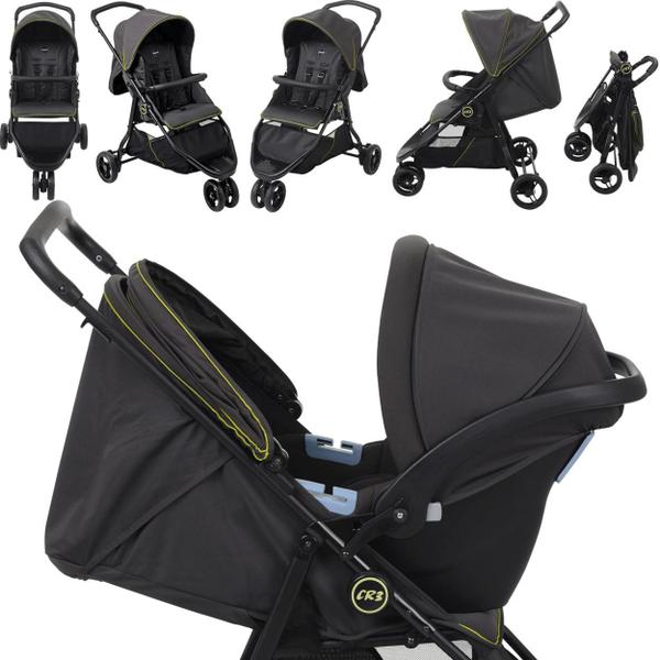 Imagem de Carrinho de Bebe Bebe Conforto Base Burigotto CR3 Gray Neon