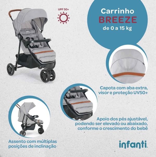 Imagem de Carrinho de Bebê Breeze Preto Infanti