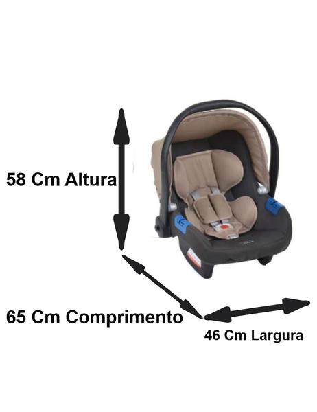 Imagem de Carrinho De Bebê Burigotto Ecco + Bebê Conforto Touring X