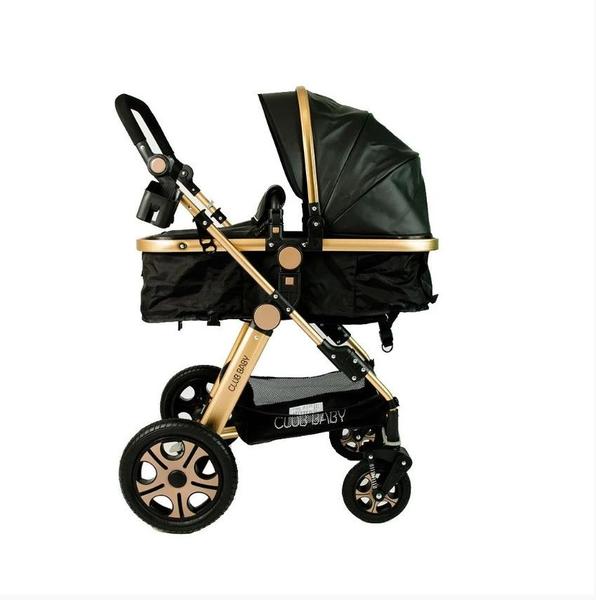 Imagem de Carrinho de Bebê Club Baby Premium / Preto / Pronto para Envio