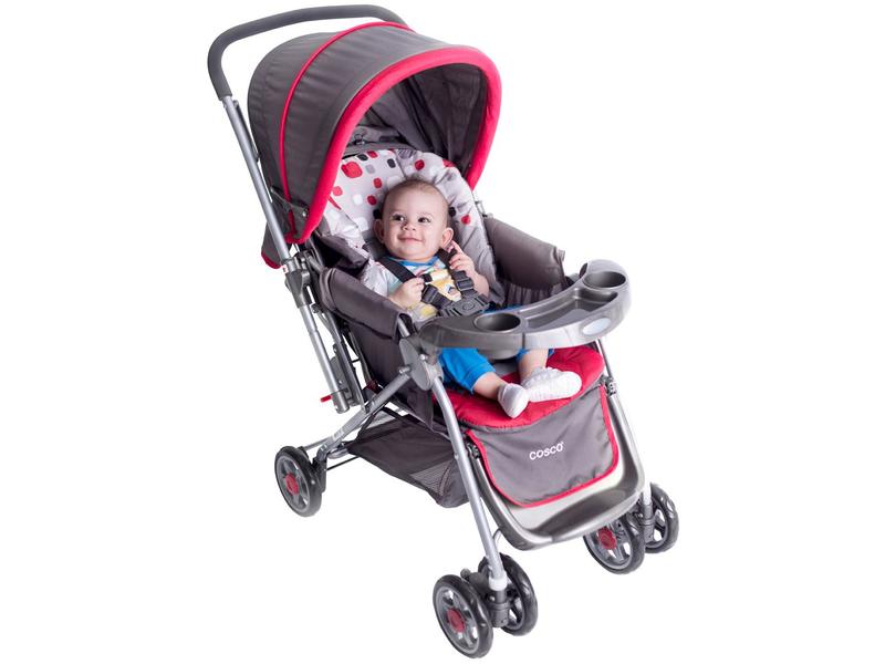 Imagem de Carrinho de Bebê com Bebê Conforto Cosco Kids