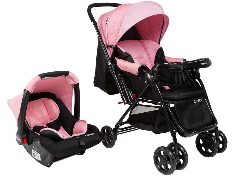 Carrinho de Bebê com Bebê Conforto Cosco Kids - Travel System Reverse 0 a 15kg Carrinho de Bebê com Bebê Conforto Cosco Kids - Travel System Reverse 0 a 15kg