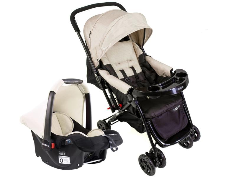 Carrinho de Bebê com Bebê Conforto Cosco Carrinho de Bebê com Bebê Conforto Cosco