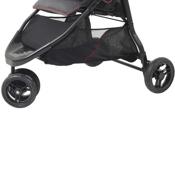 Imagem de Carrinho de Bebê CR3 Gray Red Bebê Conforto e Base Isofix