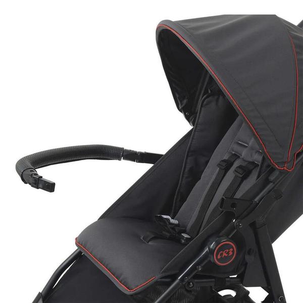 Imagem de Carrinho De Bebê Cr3 Gray Red Bebê Conforto Materna E Base