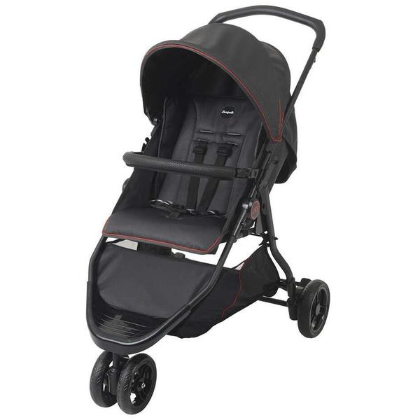 Imagem de Carrinho De Bebê Cr3 Gray Red E Bebê Conforto - Burigotto