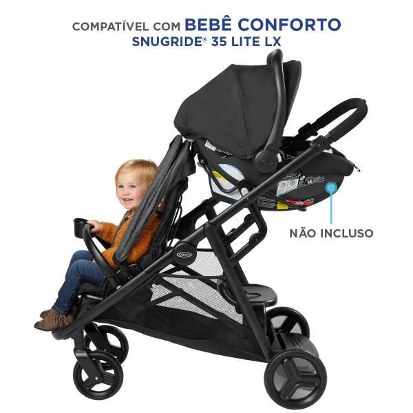 Imagem de Carrinho de Bebê Duplo Ready2Grow LX 2.0 - Graco