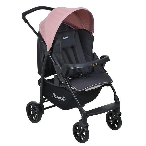 Imagem de Carrinho De Bebê Ecco Cz Rosa Bebê Conforto E Base