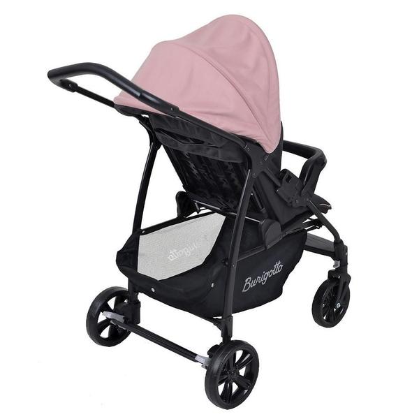 Imagem de Carrinho De Bebê Ecco Cz Rosa Bebê Conforto E Base