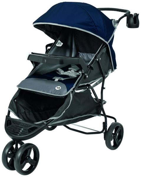 Imagem de Carrinho de Bebê Evo Tutti Baby Azul + Suporte de Cabeça Almofadinha