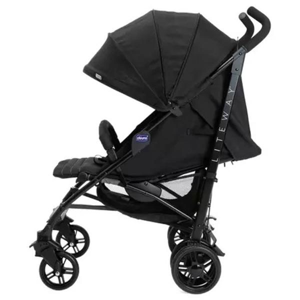 Imagem de Carrinho de Bebe Guarda Chuva Chicco Liteway 4 Jet Black