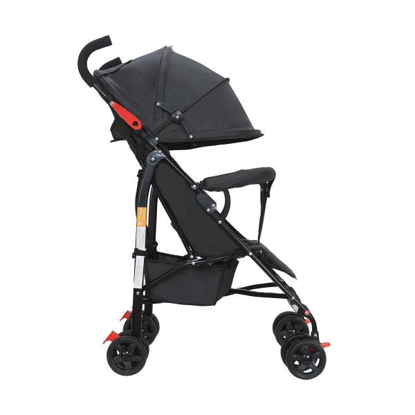 Imagem de Carrinho De Bebê Guarda Chuva Link Até 15Kgs Maxi Baby Preto