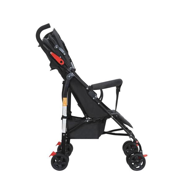 Imagem de Carrinho De Bebê Guarda Chuva Link Até 15Kgs Maxi Baby Preto