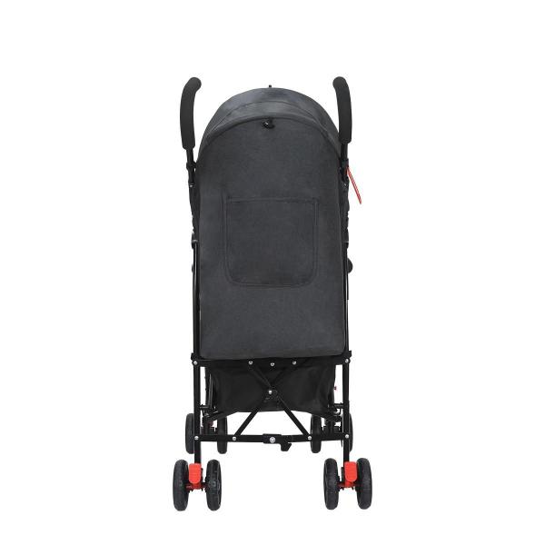 Imagem de Carrinho De Bebê Guarda Chuva Link Até 15Kgs Maxi Baby Preto