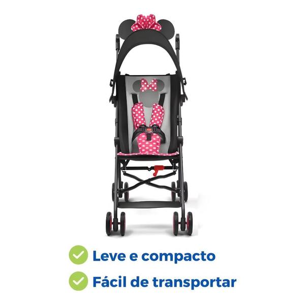 Imagem de Carrinho De Bebê Guarda Chuva Minnie Disney Multkids Baby