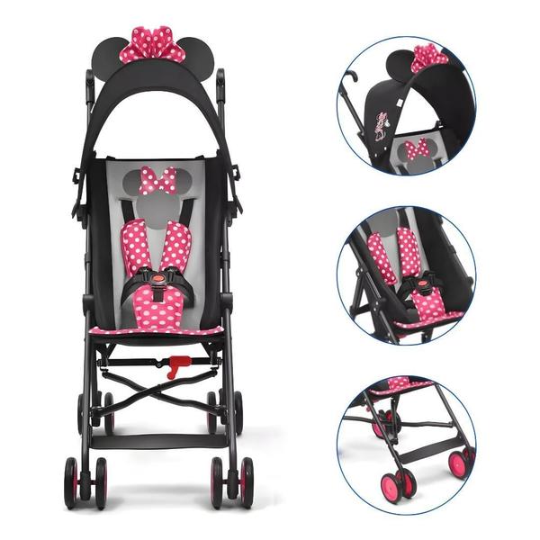 Imagem de Carrinho De Bebê Guarda Chuva Minnie Disney Multkids Baby