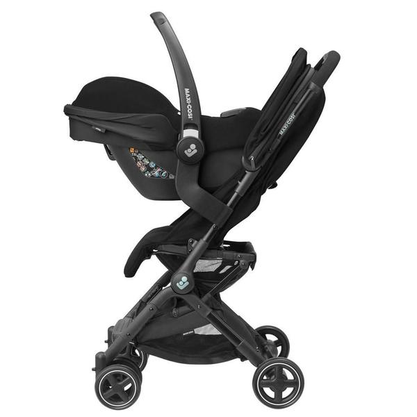 Imagem de Carrinho de Bebê Lara Black + Bebê Conforto + Base