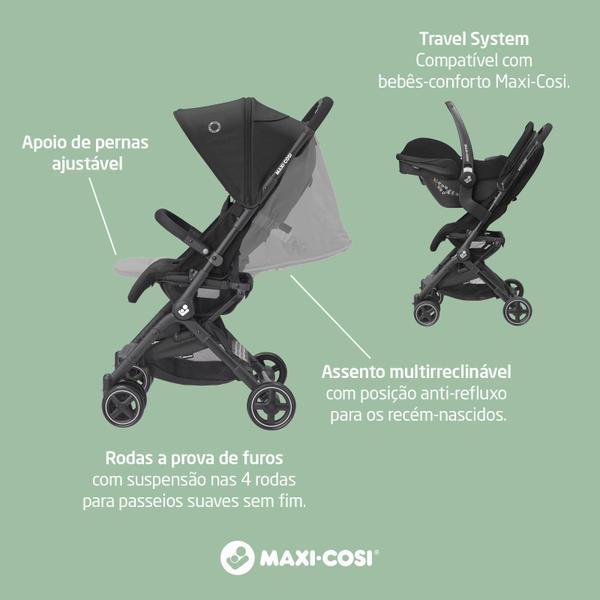 Imagem de Carrinho De Bebê Lara Cor Graphite Maxi Cosi