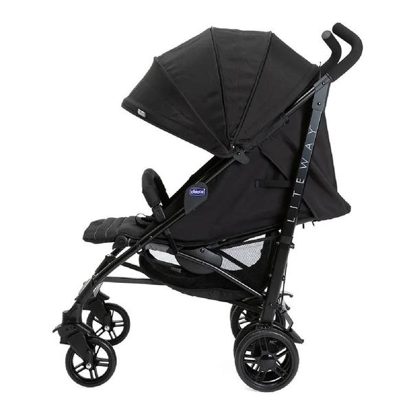 Imagem de Carrinho De Bebe Lite Way 4 Basic Jet Black Chicco