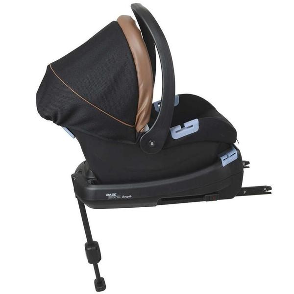 Imagem de Carrinho De Bebê Lui Bebê Conforto Preto Cobre E Base Isofix