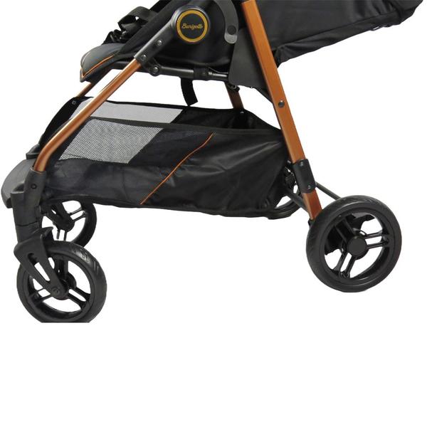 Imagem de Carrinho de Bebê Lui Preto Cobre Bebê Conforto e Base Isofix