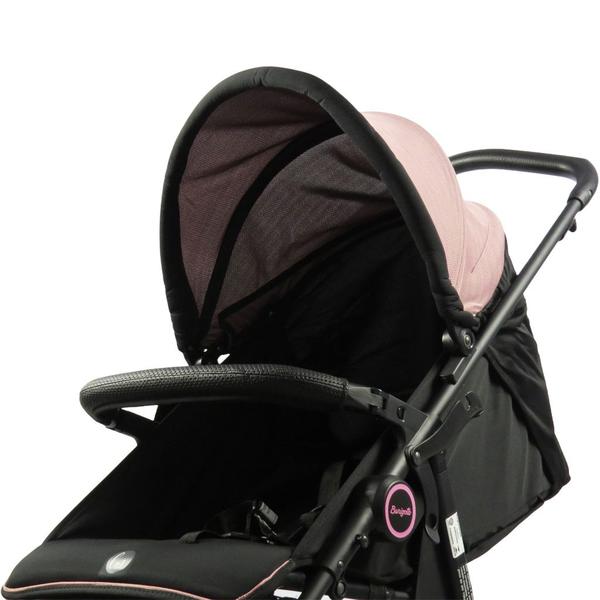 Imagem de Carrinho de Bebê Lui Rose Bebê Conforto e Base Isofix