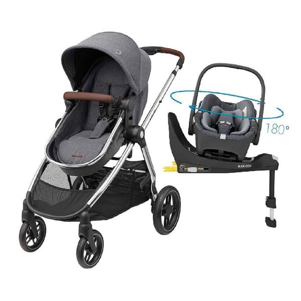 Imagem de Carrinho de Bebê Maxi-Cosi Anna TS  e Bebê Conforto 360 e Base Isofix