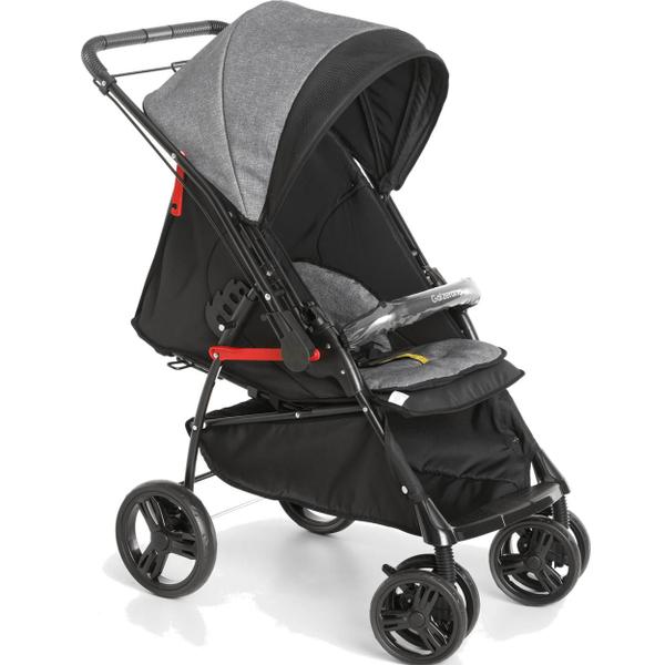 Imagem de Carrinho de Bebe Reversivel Galzerano Maranello Preto Cinza